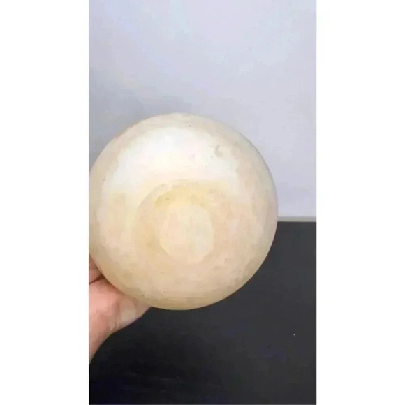 Vintage‎ Ivory Orange Circle Vase Bowl - Picture 7 of 12